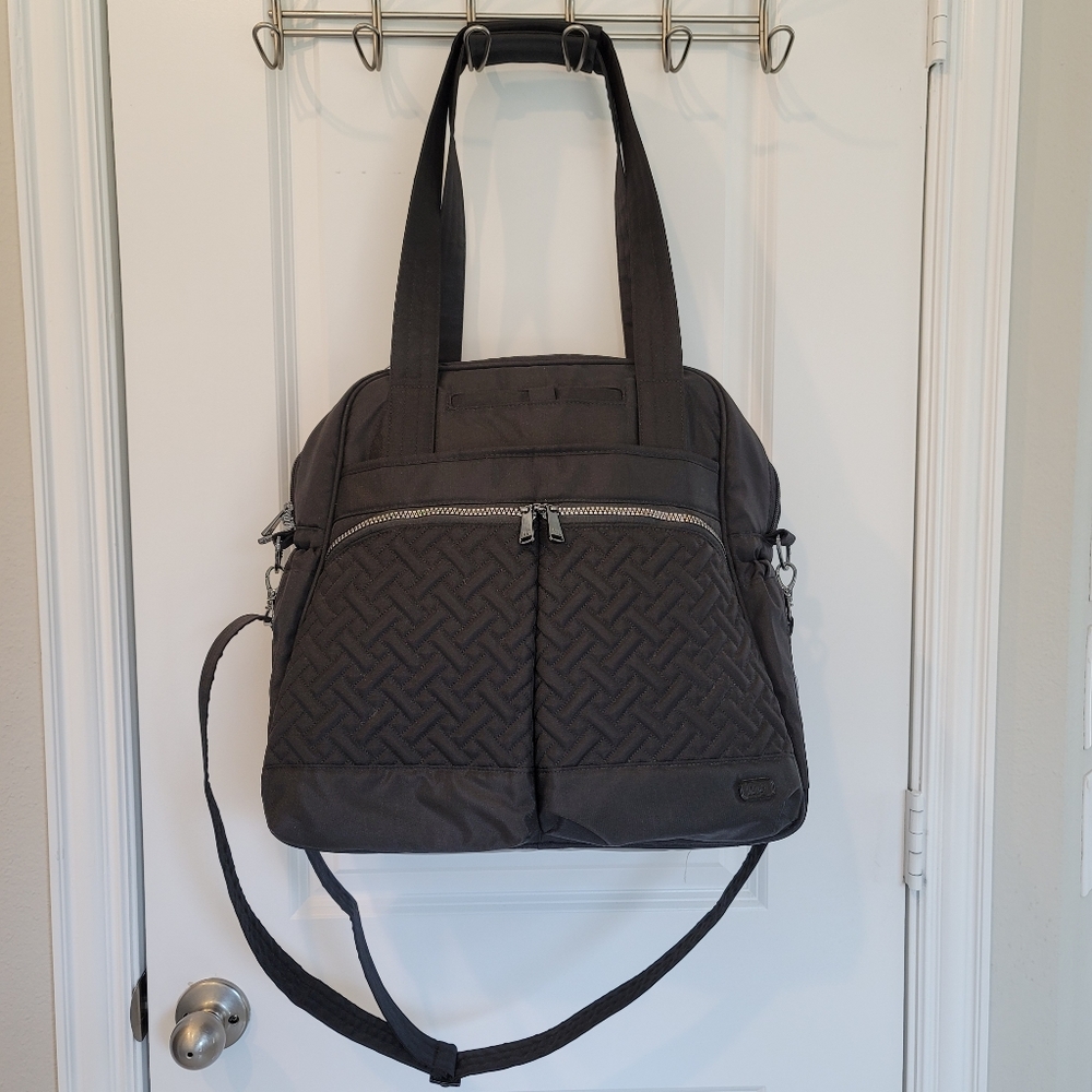 Lug Bumper Tote-Overnight-Gym-Diaper bag - Black
